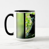 Big Cat Modelle: Mit Augen grüner Panther Tasse (Links)