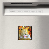 Big Cat Models: Lioness und Cubs 01 Magnet (In Situ (Geschirrspüler))
