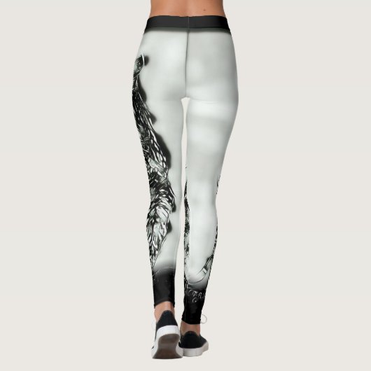 Big Cat Models: Magnified Snow Leopard & Cub 01-04 Leggings (Rückseite)