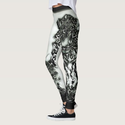 Big Cat Models: Magnified Snow Leopard & Cub 01-04 Leggings (Links)