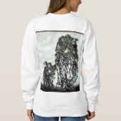 Big Cat Models: Magnified Snow Leopard & Cub 01-04 Sweatshirt (Rückseite)