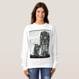 Big Cat Models: Magnified Snow Leopard & Cub 01-04 Sweatshirt