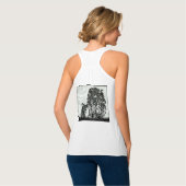 Big Cat Models: Magnified Snow Leopard & Cub 01-04 Tank Top (Rückseite Vollansicht)