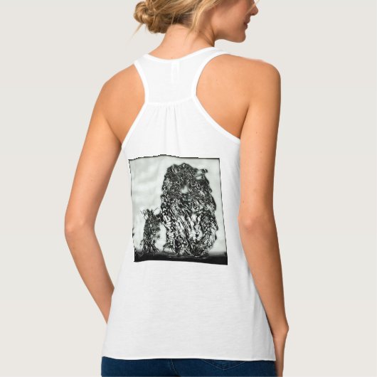 Big Cat Models: Magnified Snow Leopard & Cub 01-04 Tank Top (Rückseite)