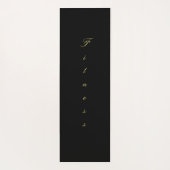 Big Cat Panther Yogamatte (Rückseite)