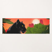 Big Cat Panther Yogamatte (Vorderseite (Horizontal))