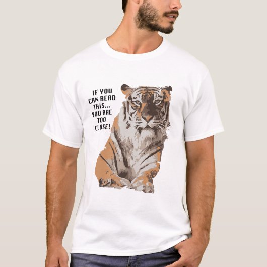 Big Cat Rescue Amanda Tiger zu Naher T - Shirt (Vorderseite)