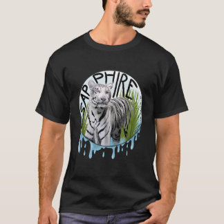 Big Cat Rescue Splashing Saphire T-Shirt