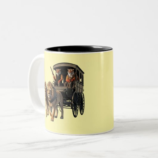 Big Cat Stagecoach Tasse (Vorderseite Links)