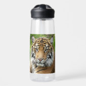 Big Cat Sumatran Tiger Foto Trinkflasche (Vorne)
