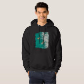 Big Cat Tiger Surf On The Beach Hoodie (Vorne ganz)