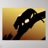 Big Cat Tree Print Poster (Vorne)