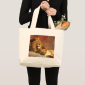 Big Cats - 6 Jumbo Stoffbeutel (Vorderseite (Produkt))