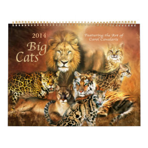 Big Cats Art Kalender 2014