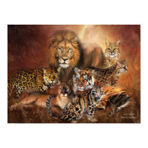 Big Cats Art Poster/Print