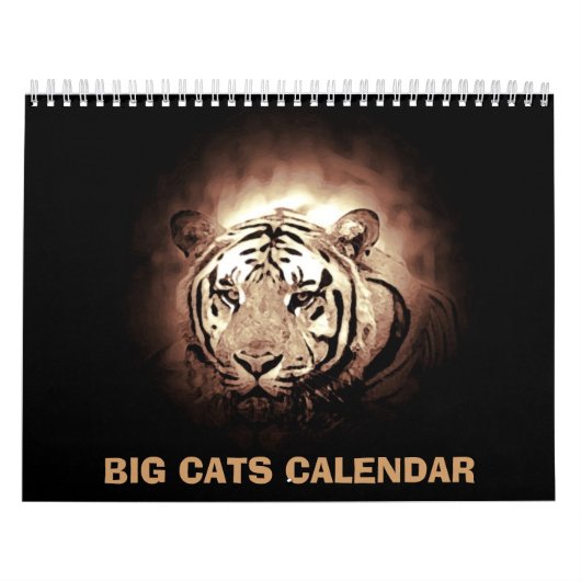Big Cats Kalender (Titelbild)