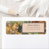 Big Cats Lion Tiger etc. Dschungel Blush Pink (Insitu)