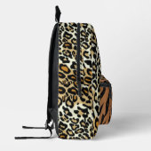 Big Cats Print Cut Nähtasche Bedruckter Rucksack (Links)