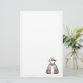 Big Cats Schnürsenkel Ihren Namen Kinder hinzufüge Briefpapier (Stehend Vorderseite)