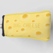 "Big Cheese" Holey Swiss Cheese Funny Golf Headcover (Vorderseite)