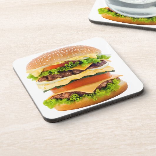 Big Cheeseburger Untersetzer (Linke Seite)