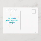 Big Chef Weihnachts Postcard Feiertagspostkarte (Rückseite)