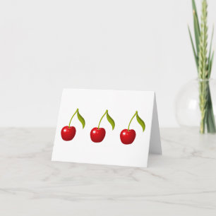 Big Cherry Blank Notecards Karte
