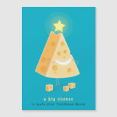 Big Ches Magnetic Christmas Card Magnetkarte (Vorderseite)