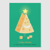 Big Ches Magnetic Christmas Card Magnetkarte (Vorderseite)