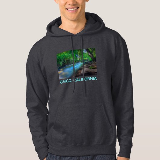 Big Chico Creek, Chico, Kalifornien Hoodie (Vorderseite)