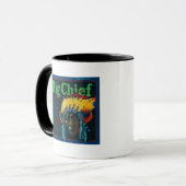 Big Chief Orange LabelOntario, CA Tasse (Vorderseite Links)