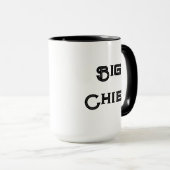 "Big Chief" Originalkunst Tasse (VorderseiteRechts)