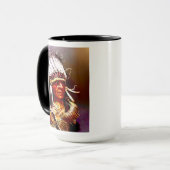 "Big Chief" Originalkunst Tasse (Vorderseite Links)