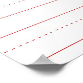 Big Chief Writing Tablet Poster (Ecke)