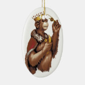 Big Chimpin' Keramik Ornament (Rechts)