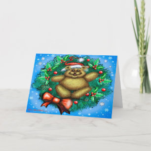Big Christmas Bear Karte