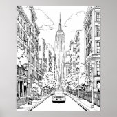 Big City Coloring Poster (Vorne)