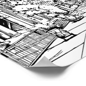 Big City Coloring Poster (Ecke)
