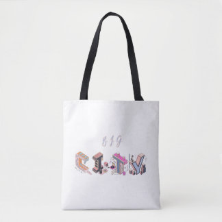 Big City Isometric Letter Totasche Tasche