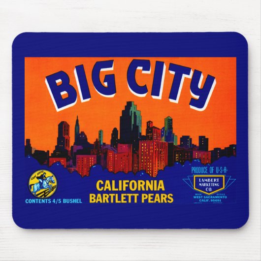 Big City Pears Mousepad (Vorne)