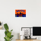 Big City Pears Poster (Heimbüro)