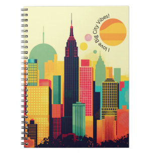 Big City Vibes Notebook Notizblock