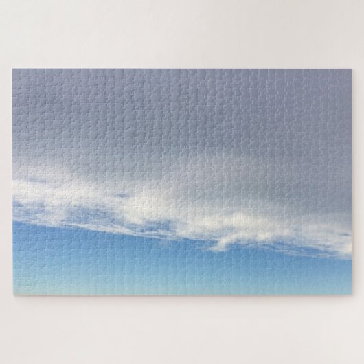 Big Cloud Blue Sky Foto Große Schwierigkeit Puzzle (Horizontal)