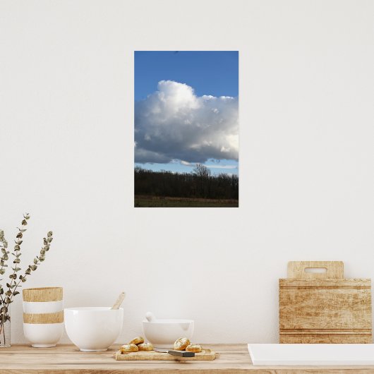 Big Cloud Poster (Küche)