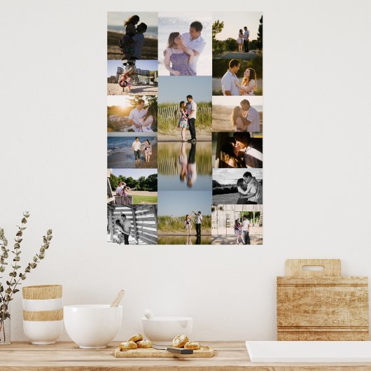 Big Collage Poster (Küche)