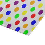 Big Colorful Polka Dots Schneidebrett (Ecke)