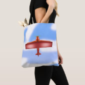 Big Cool Adventurous Flying Red Bi-Flugzeug Tasche (Von Nahem)
