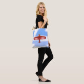 Big Cool Adventurous Flying Red Bi-Flugzeug Tasche (Am Model)