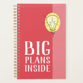 Big Coral Pink Pläne Inside Planner Planer
