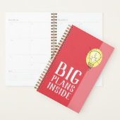 Big Coral Pink Pläne Inside Planner Planer (Anzeige)